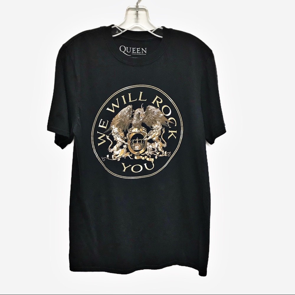 Queen We Will Rock You Tee M - Black